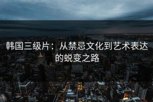 韩国三级片：从禁忌文化到艺术表达的蜕变之路