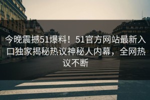 今晚震撼51爆料！51官方网站最新入口独家揭秘热议神秘人内幕，全网热议不断