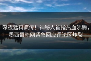 深夜猛料疯传！神秘人被指热血沸腾，墨西哥暗网紧急回应评论区炸裂