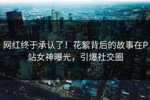 网红终于承认了！花絮背后的故事在P站女神曝光，引爆社交圈